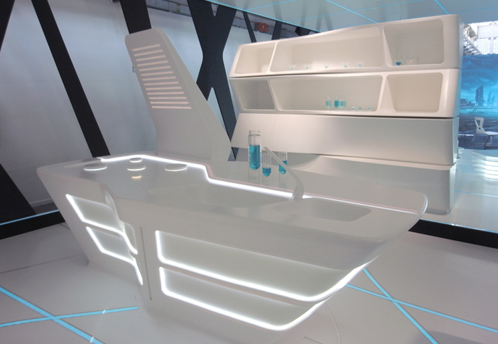 Live like a scifi action hero in the tron home. 2011 kbis 
