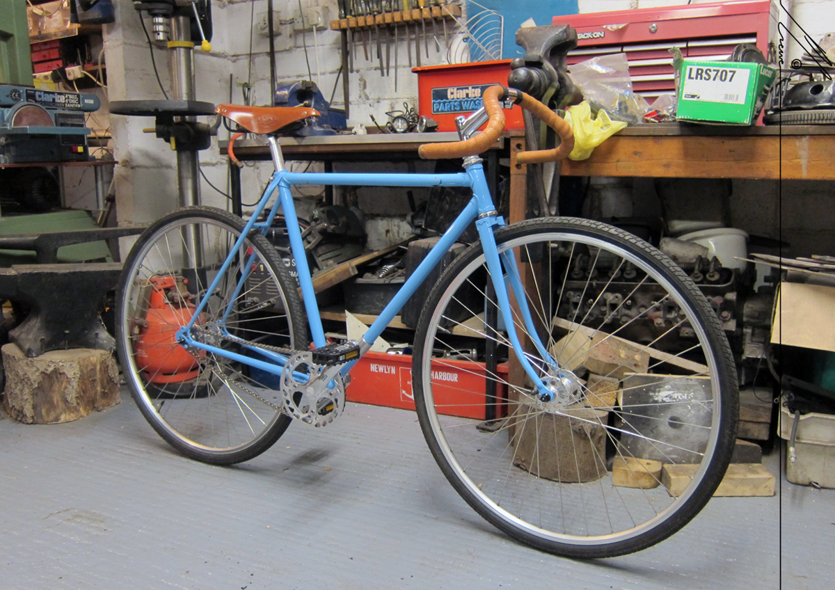 fixed gear folding bike