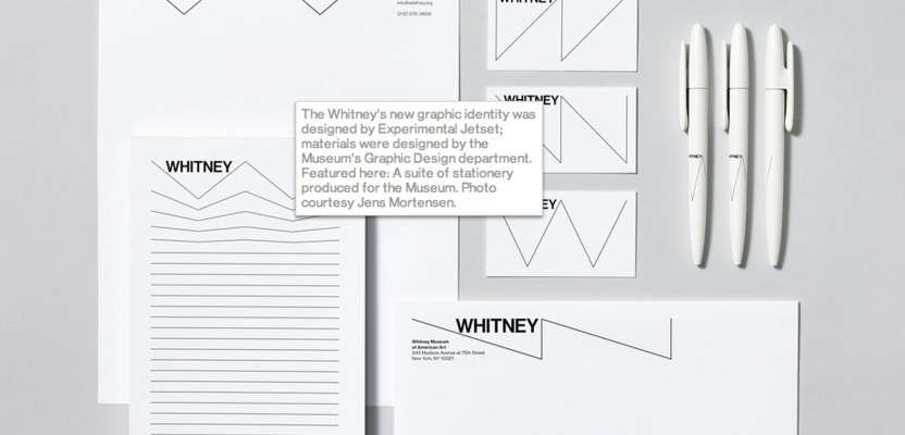 a new graphic identity for the whitney.