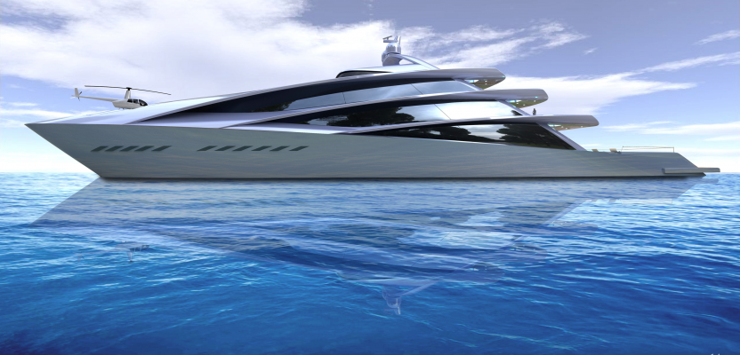 70M spira. a scott henderson yacht concept.