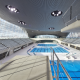 London aquatics centre opens to public. Zaha hadid architects.