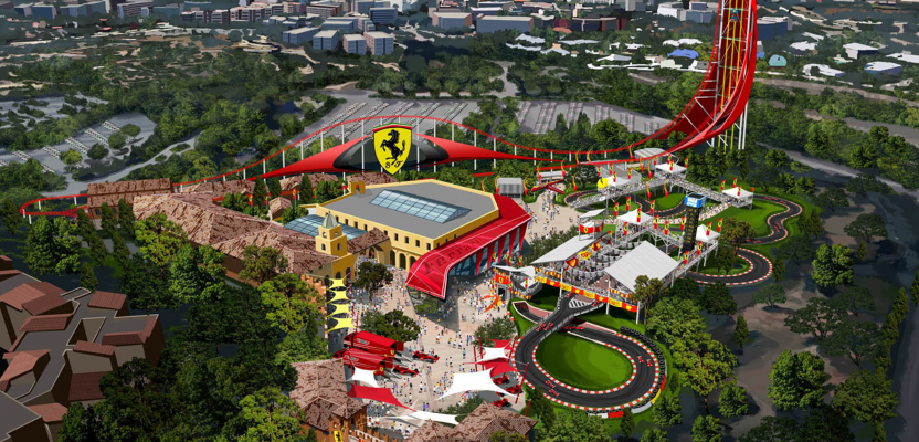ferrari to open second theme park in spain.