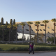 cantilevers and concrete defines issam fares institute. zaha hadid architects.