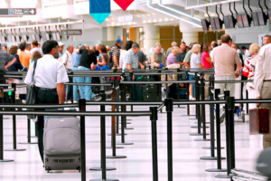 Fed asks public for ideas to speedup airport check-ins.