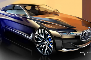 2015 BMW concept car sneak peek photos.