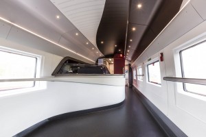 eurostar unveils the new e320 train with external livery and interiors designed by pininfarina.
