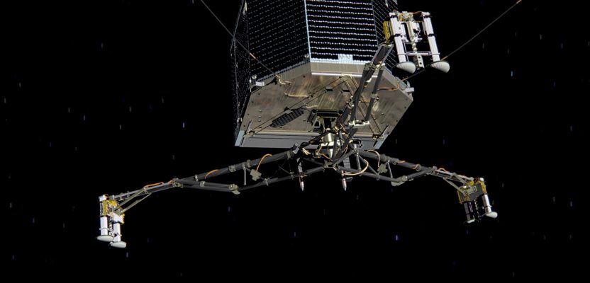 philae accomplishes mankind’s first landing on a comet.