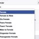 facebook adds new gender options for users.