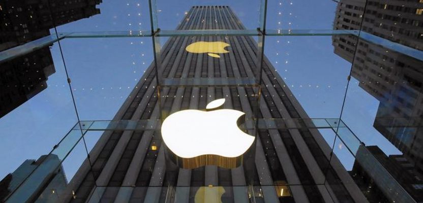 dow plucks apple and drops at&t.