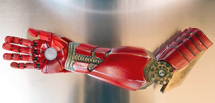 ‘iron man’ gives a fan a 3d printed bionic arm.