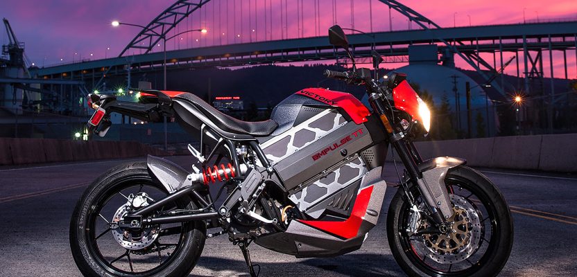 2016 victory empulse tt all-electric motorcycle street-ready.