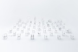 50 manga chairs by nendo. milan design week 2016.