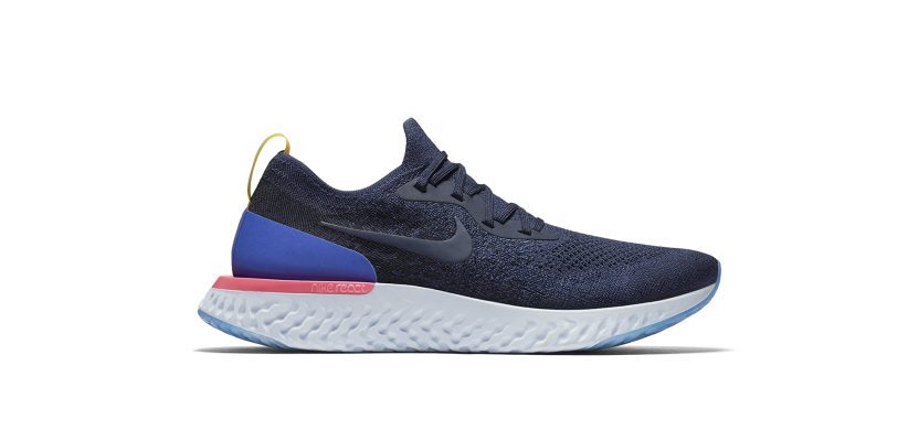 new epic react flyknit by nike. the light soft and springy running shoe.