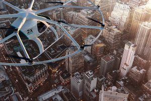 volocopter 2x: the first autonomous all-electric passenger-carrying drone debuts in usa at ces18.
