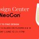 a toast to fine design by the design center. neocon 2018.