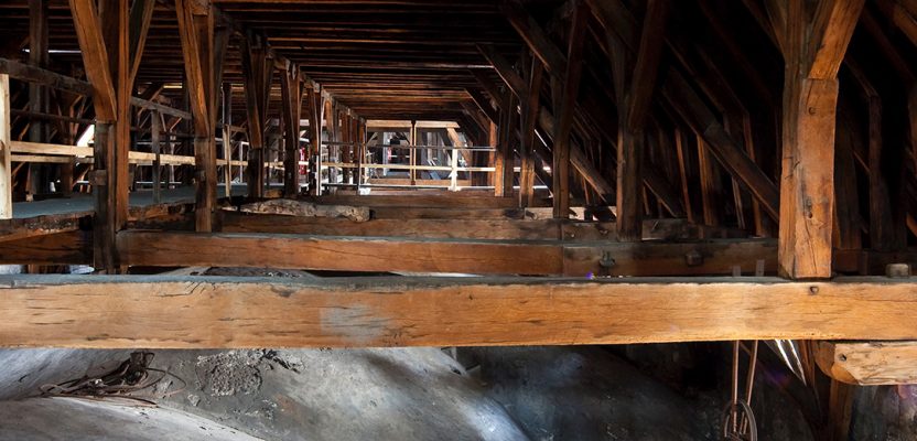 a bit of history and genius found within notre-dame wooden roof.