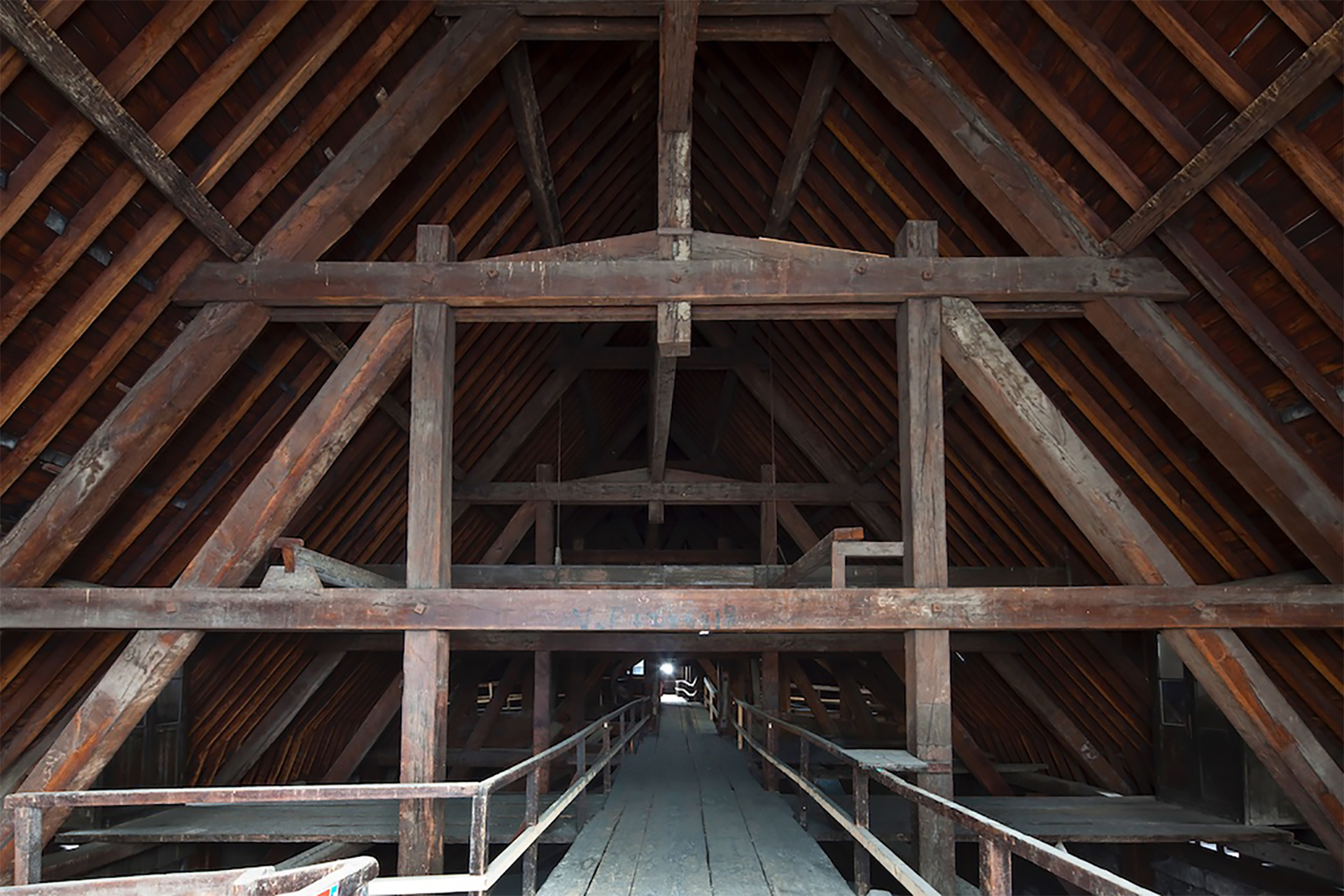 a bit of history and genius found within notre-dame wooden roof