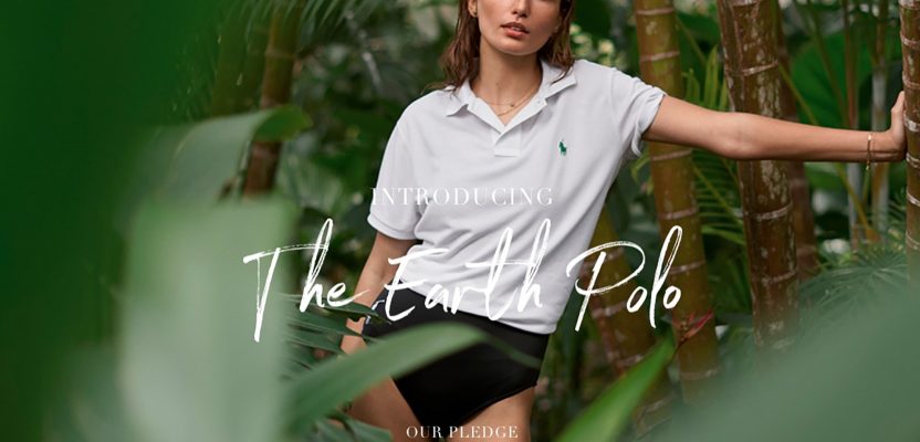 ralph lauren launches a shirt made entirely with recycled plastic bottles.