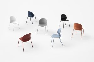 household waste drives nendo design of n02 recycle chair for fritz hansen.