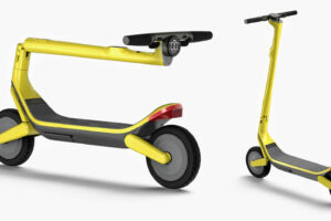 yves behar designs unagi model eleven the smartest e-scooter in the world.